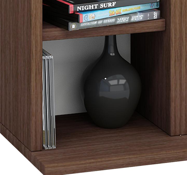 Actual product image VCM Wood CD DVD Stand Shelf Milano (42 x 20 x 92 cm)
