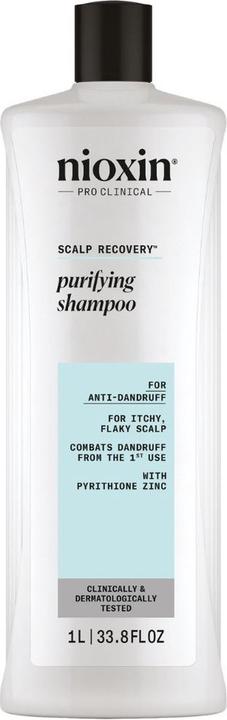 Produktbild Nioxin Scalp Recovery Anti-Schuppen Shampoo für trockene und juckende Kopfhaut 1000ml (1000 ml, Flüssiges Shampoo)