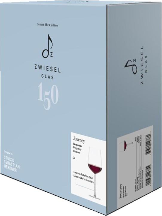 Produktbild Zwiesel ZWG Burgunderglas Journey805ml (80.50 cl, 2 Gläser, Rotweingläser)