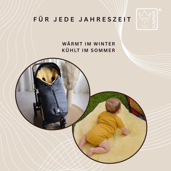 Image du produit Kaiser Baby Kaiser Lammfell Fusssack Iglu 2.0, anthracite