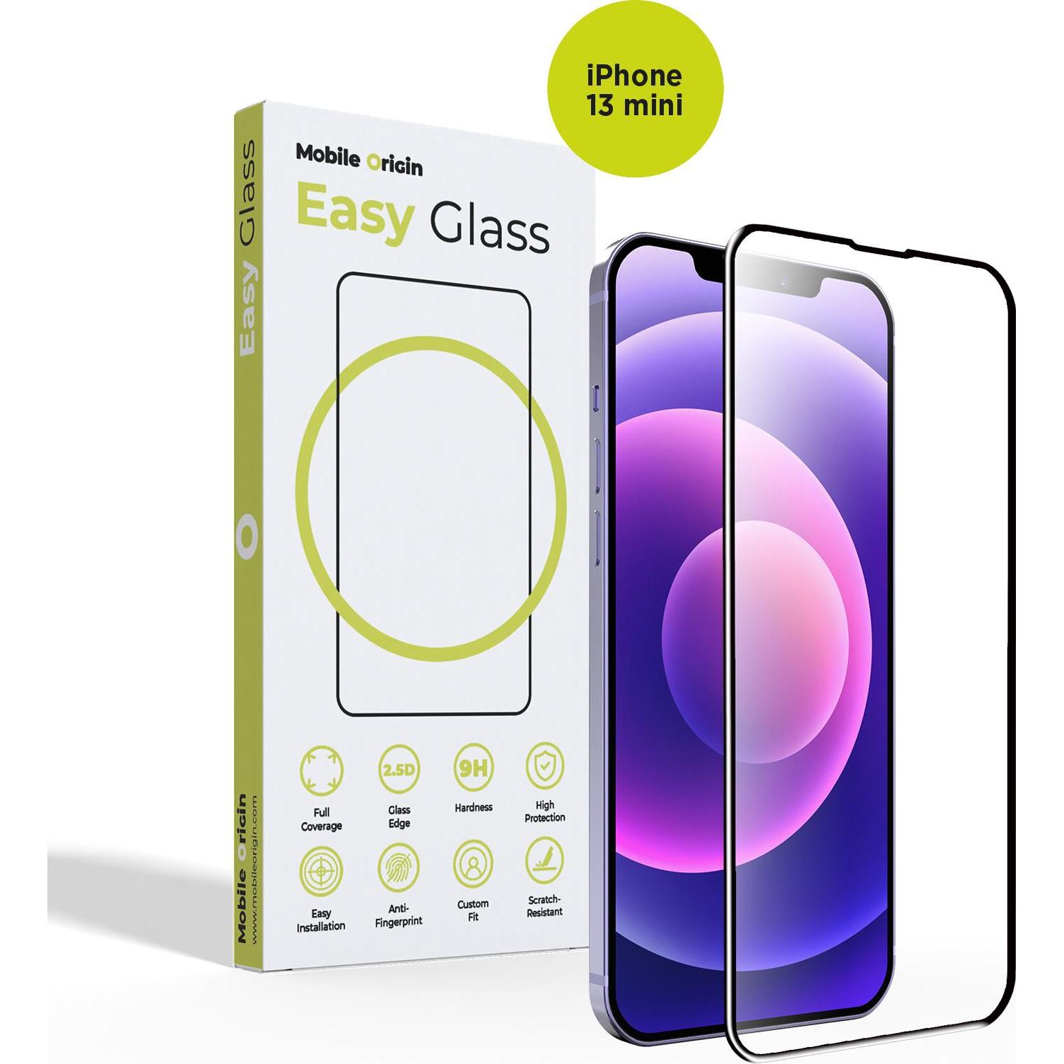 Mobile Origin EasyGlass per Apple iPhone 13 mini (Apple iPhone 13 mini), Pellicola protettiva smartphone