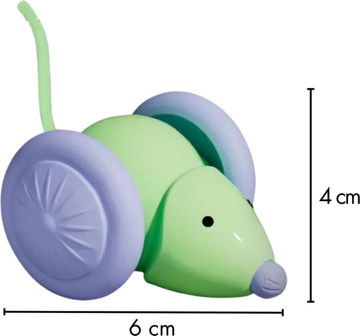 Immagine prodotto Suba Interaktives Katzenspielzeug, LED-Leuchtmaus, Elektrische, USB Aufladbar (Gioca al gatto topo)