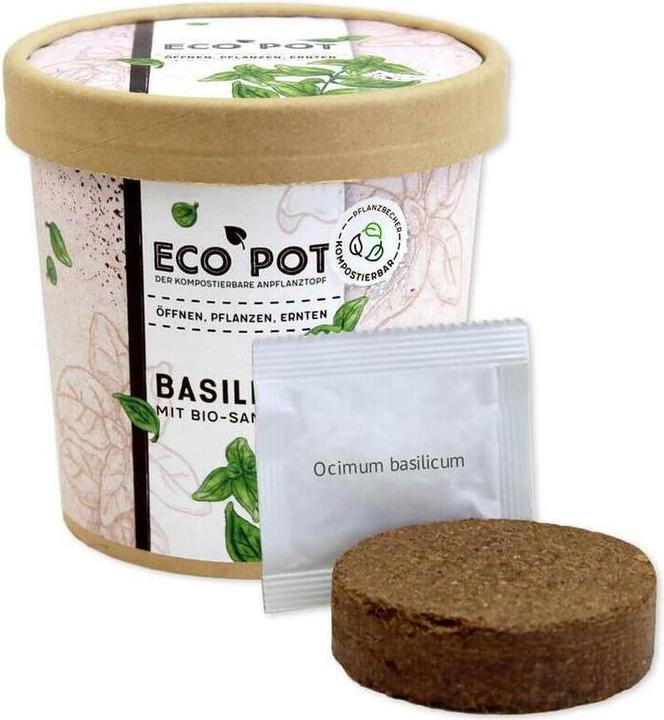 Produktbild Feel Green EcoPot Basilikum BIO (Gemüsesamen)