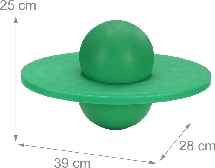 Actual product image Relaxdays - Pogo Ball für Kinder bis 100 kg, Grün