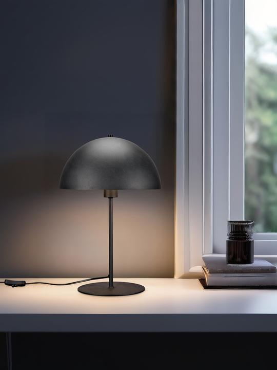 Image du produit Trio Nola lampe de table E14 ⌀20cm noir mat (E14)