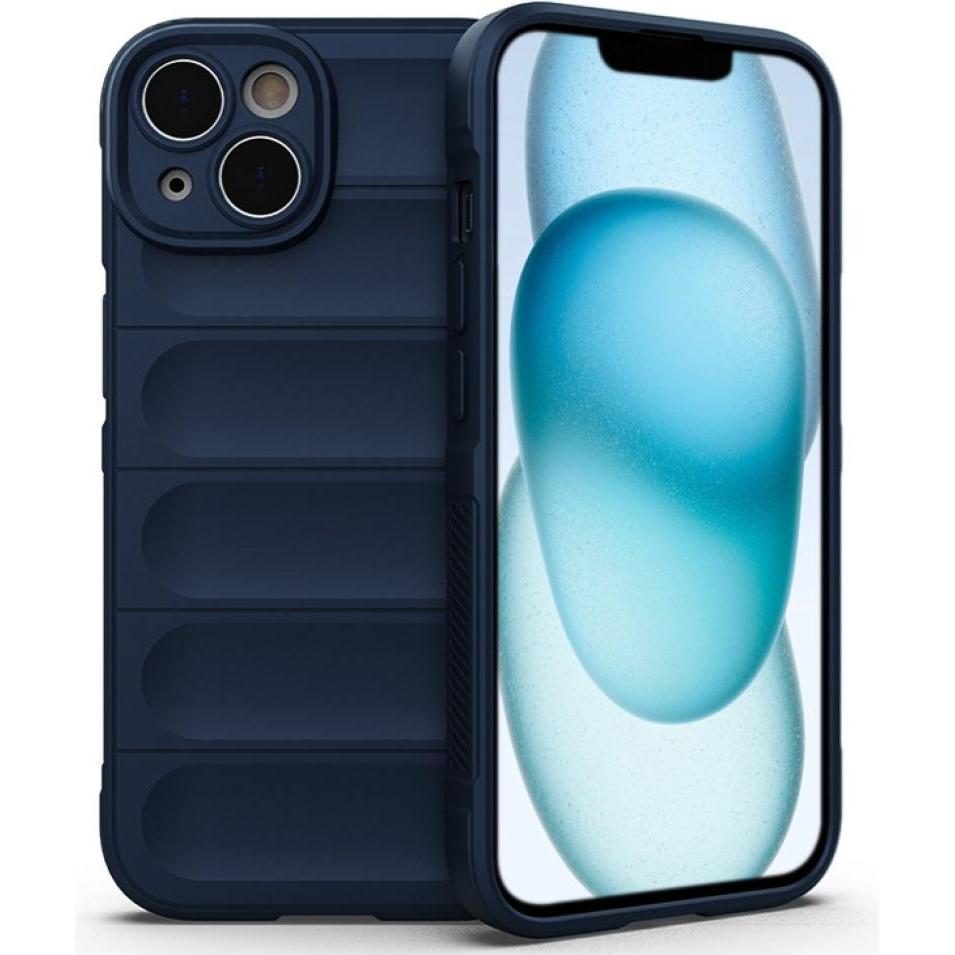 Screenguard CloudCase Apple iPhone 15 TPU Hülle (Apple iPhone 15), Smartphone Hülle, Blau