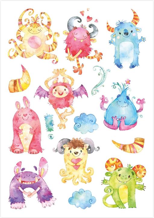 Immagine prodotto Papierdrachen Tatuaggi per bambini - Robot e mostri