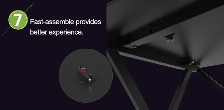 Produktbild Techly Computer-Gaming-Tisch Für Autospieler
