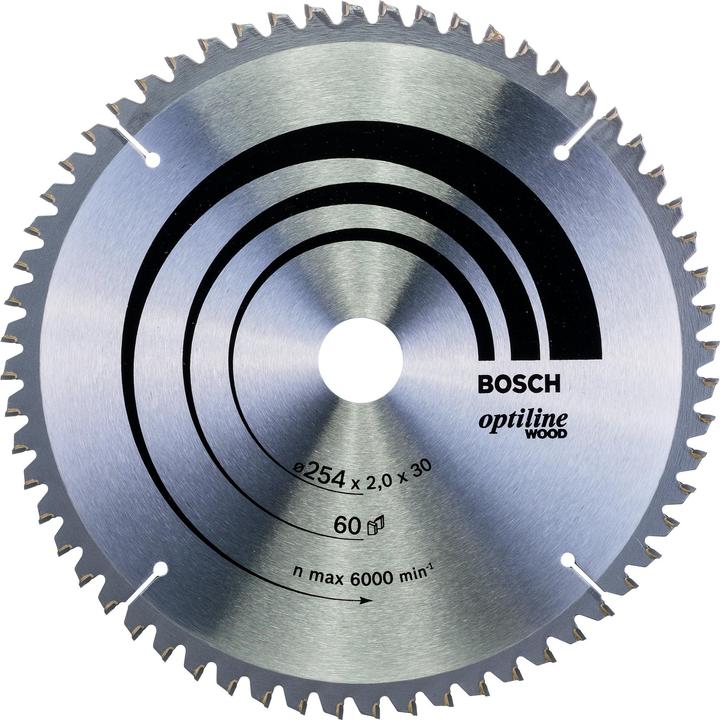 Bosch Professional Zubehör PRO Wood Kreissägeblatt, 254 x 2 x 30 mm