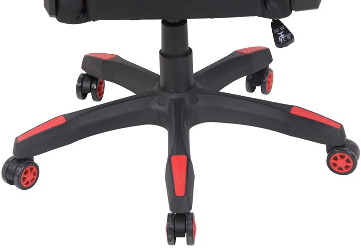 Produktbild Swisshandel24 Bürostuhl Sindel Kunstleder, schwarz/rot (48 - 58 cm)