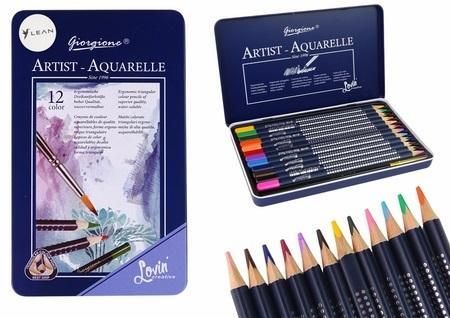 Produktbild Lean Toys Aquarellstifte 12 Farben (12x)