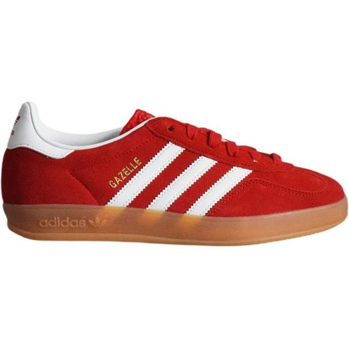 Adidas, Donne, Sneaker, Gazelle Indoor Women's Sports Shoes Red - JI2063, Bianco, Rosso, (40)