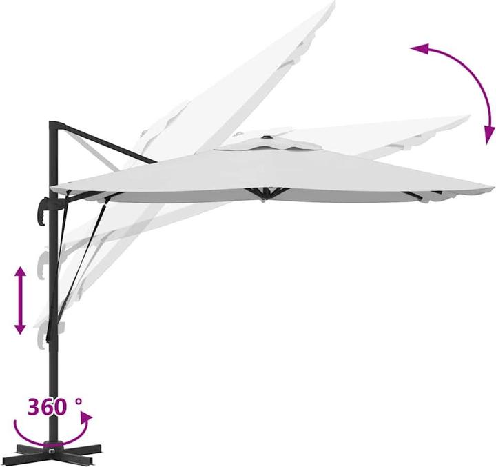 Image du produit vidaXL Roma Parasol (2.84 m)
