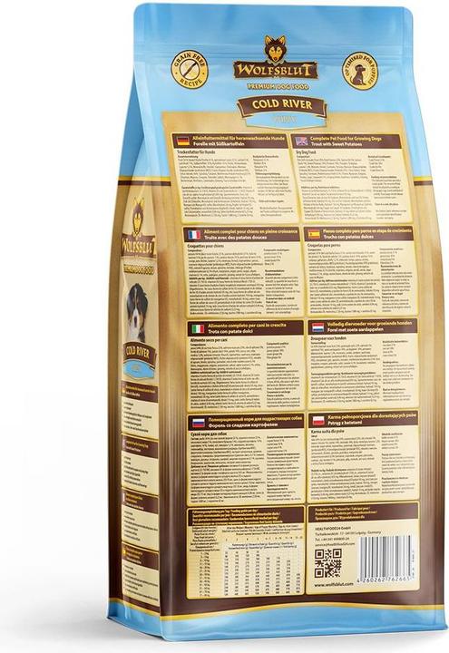 Immagine prodotto Wolfsblut Cucciolo di fiume freddo (Junior, 1 pz., 2000 g)