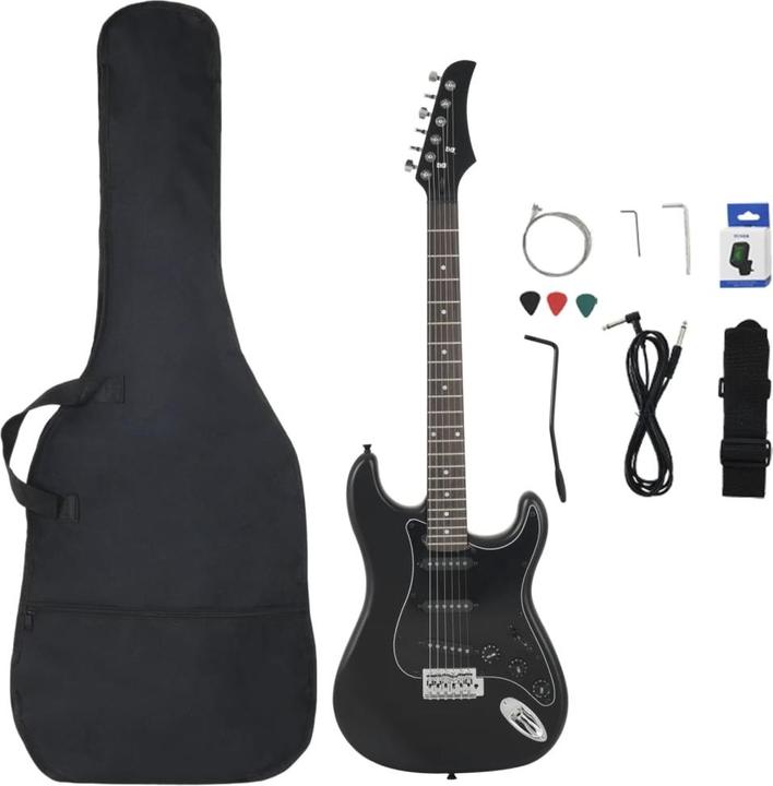 Produktbild vidaXL Jeannine (E-Gitarre, Holzwerkstoff, Birkenholz, Massives Bergahornholz)