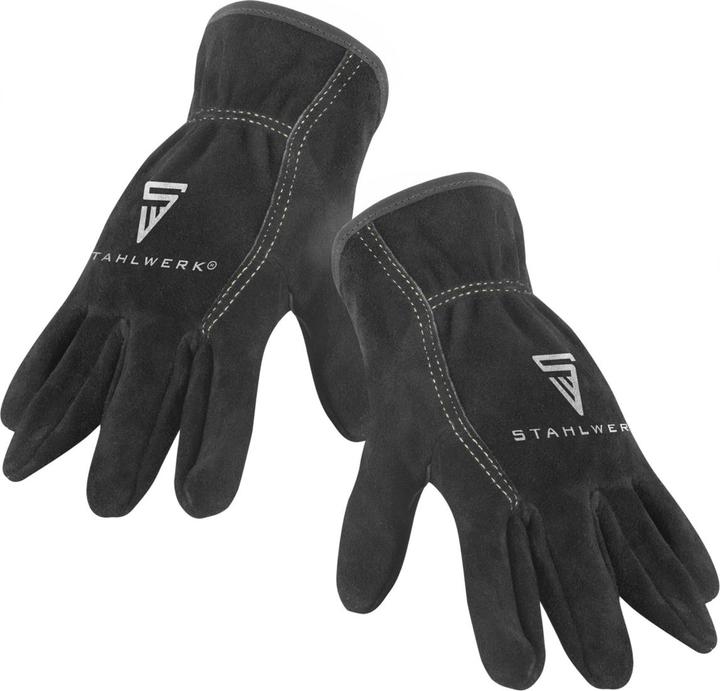 Actual product image Stahlwerk Heat-Resistant High Quality Spalt Leather Welding Gloves (XL)