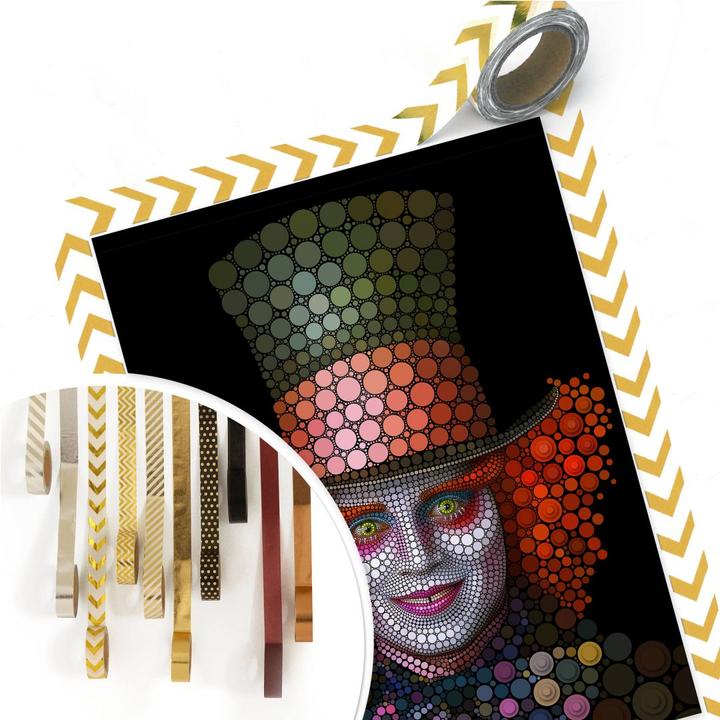 Produktbild Trenddeko Ben Heine - Circlism: Johnny Depp der Hutmacher (30 x 40 cm)