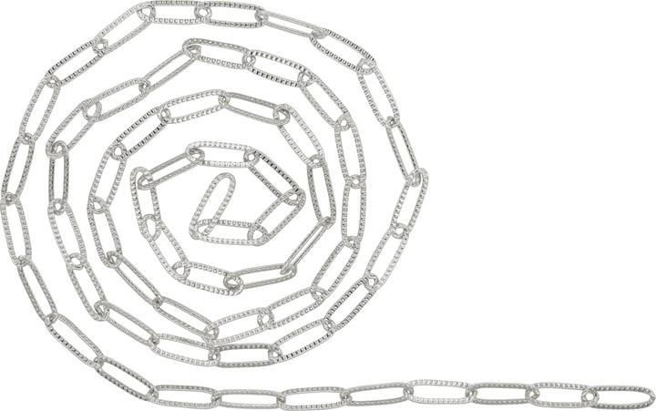 Immagine prodotto Rayher Gliederkette Paperclip geprägt, Länge 80 cm (Metallo)