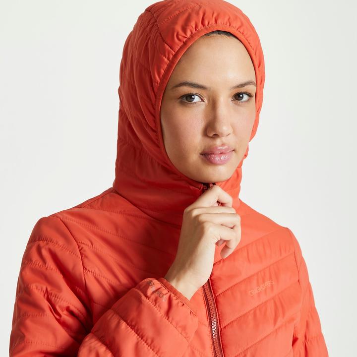 Actual product image Craghoppers Compresslite V quilted jacket with hood (44)