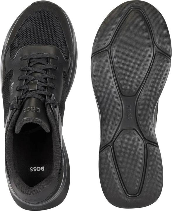Actual product image BOSS Mens Dean Leather Running Trainers (38)
