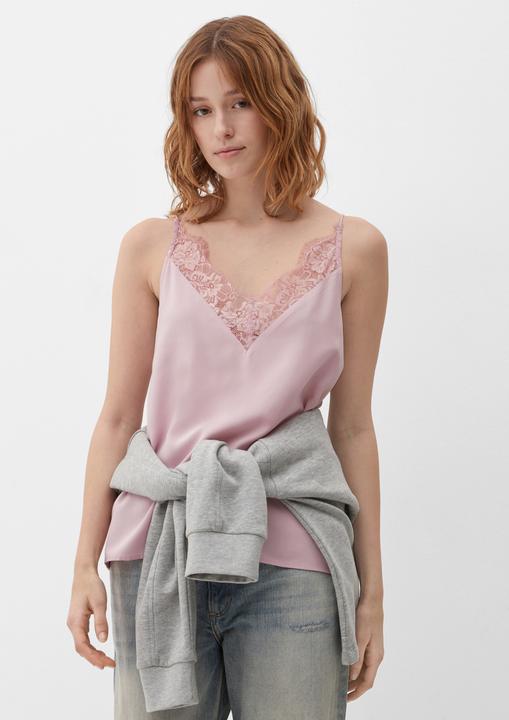 Produktbild s.Oliver Bluse Blusentop mit Spitze (38)