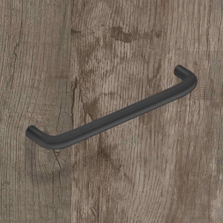 Actual product image Hettich Griff Avenio schwarz matt L 74 LA 64 mm