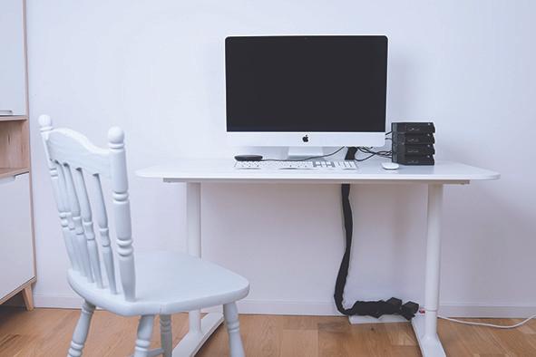 Image du produit OK-Line Passe-câbles textil blanc, long. 1500mm (Conduit, 150 cm)