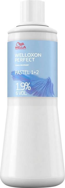 Wella Welloxon Perfect Pastel 1 2 1.9% 6 Vol Cream Peroxide 500ml