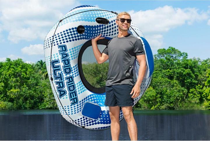 Actual product image Bestway Hydro-Force Rapid Rider Ultra River Tube with with Zippered Storage 1.52 m