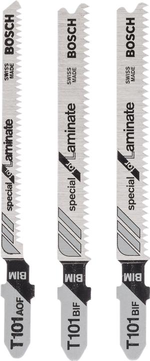 Produktbild Bosch Zubehör 3tlg. Stichsägeblatt-Set T-Schaft T 101 BIF (2x) T 101 AOF