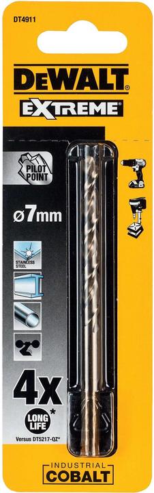 Actual product image DeWalt Metal drill (7 millimetres)