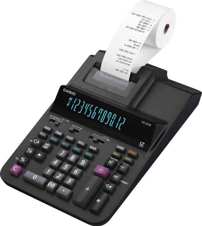 Actual product image Casio Tischrechner druckend schwarz