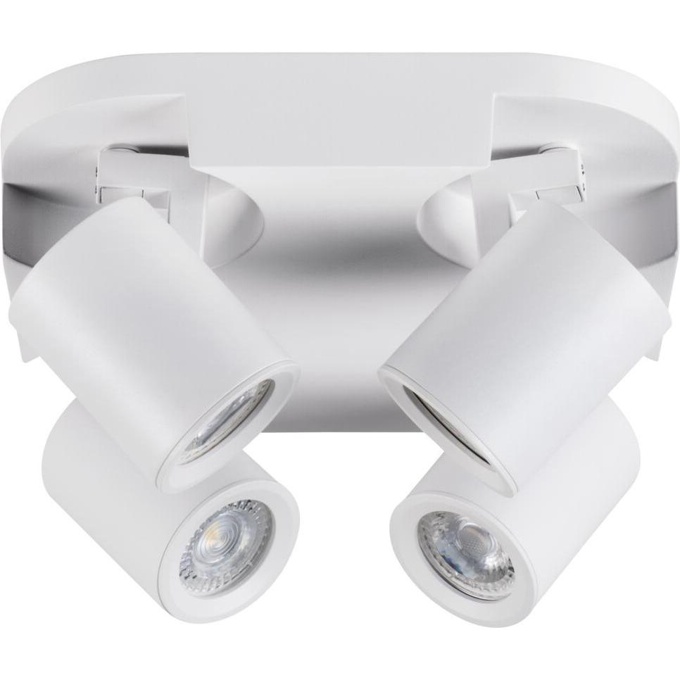 Kanlux, Wandleuchte + Deckenleuchte, LAURIN 29128 Wand-Deckenleuchte 4x max. 35W GU10 weiss (GU10)