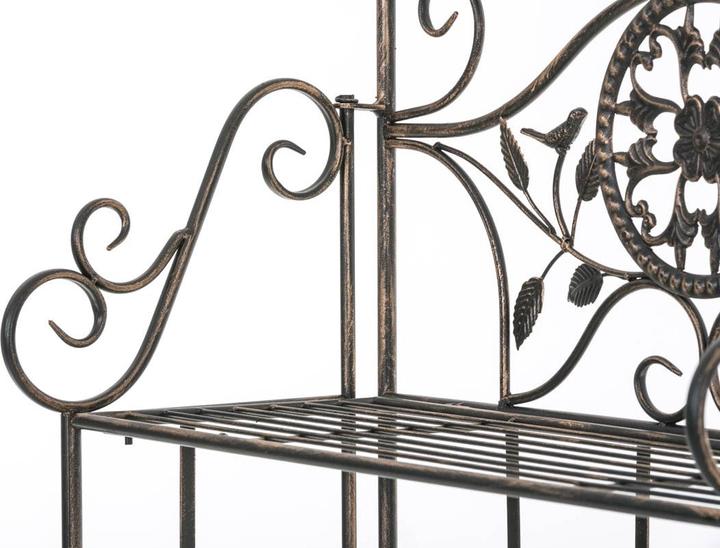 Image du produit CLP Étagère sur pied Flora, bronze (66 x 32 x 175 cm)