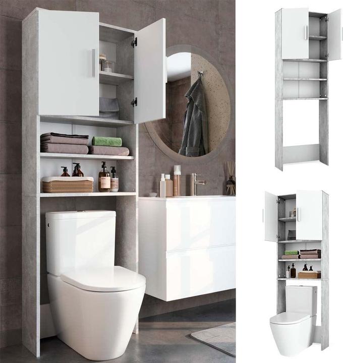 Actual product image Vicco Toilettenschrank (64 x 26 x 190 cm)