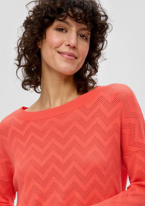Image du produit S.Oliver Strickpullover Pullover mit Ajourmuster (46)