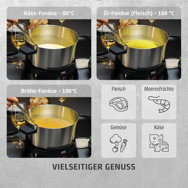 Actual product image Caso FonDue Set (Cheese fondue, Chinoise Fondue, Fondue Bourguignonne)