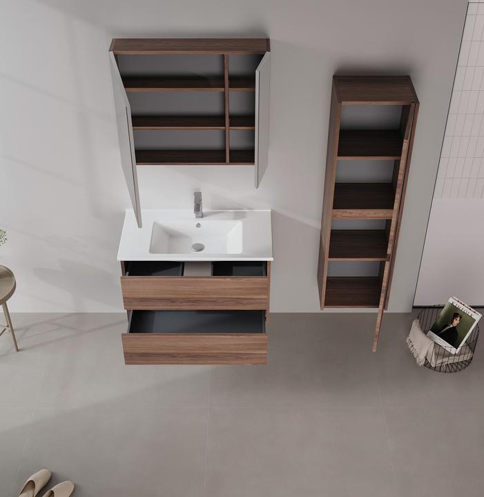 Produktbild Homitis Side 85 v2 Bathroom Cabinet With Sink & Mirror Set (2 Pieces)