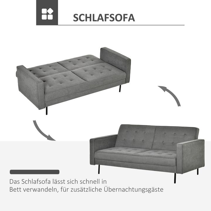 Actual product image Homcom Sofa bed (3-seater)
