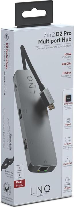 Actual product image LINQ Connects LQ48011 (USB-C, 7 ports)