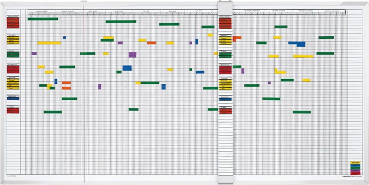 Produktbild Magnetoplan Aktivitäten- & Urlaubsplaner, 5-Tage-Woche (150 x 60 cm)