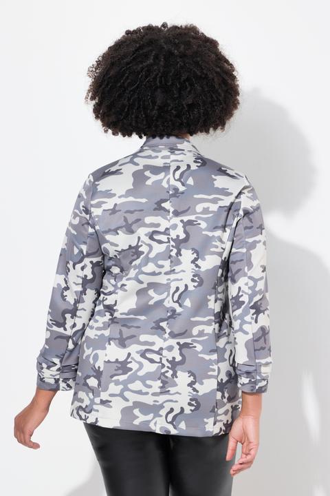 Produktbild Angel of Style Blazer, Camouflage, offene Form, 3/4-Ärmel (48)