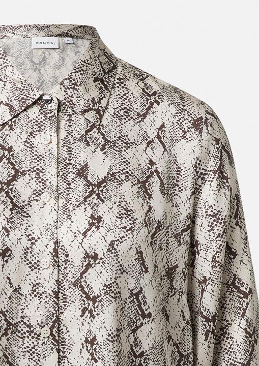 Immagine prodotto Comma Bluse Satinierte Hemdbluse mit All-over-Print (34)