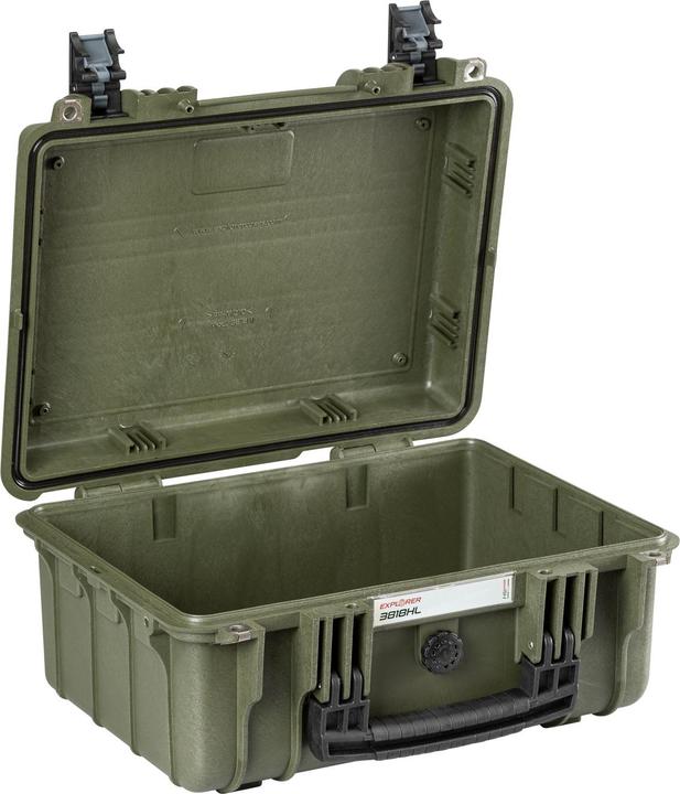 Actual product image Explorer Cases Outdoor case 3818HL.G E green empty (W x H x D) 38 x 27 x 18 (Photo case, 18.50 l)