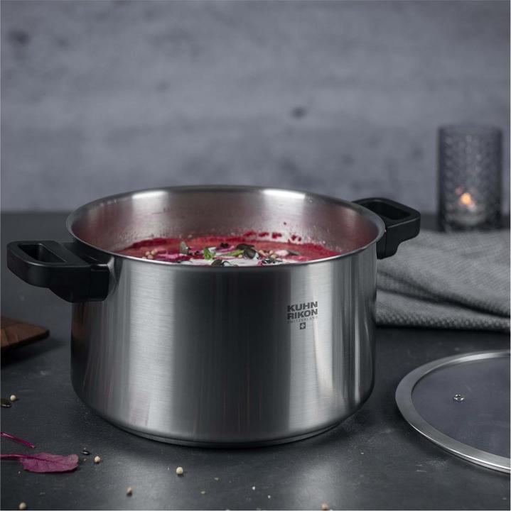Produktbild Kuhn Rikon Locarno Kochtopf 6.0 L (24 cm, Kochtopf, Edelstahl)