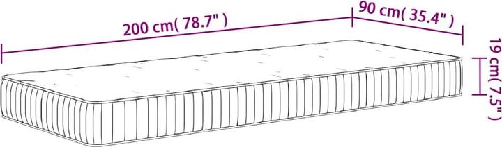 Actual product image vidaXL Jeronima (140 x 190 cm)