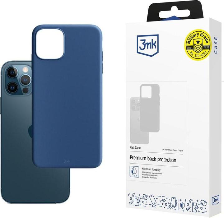 Produktbild 3MK Matt Case iPhone 12/12 Pro 6,1" jagoda (Apple iPhone 12, Apple iPhone 12 Pro)