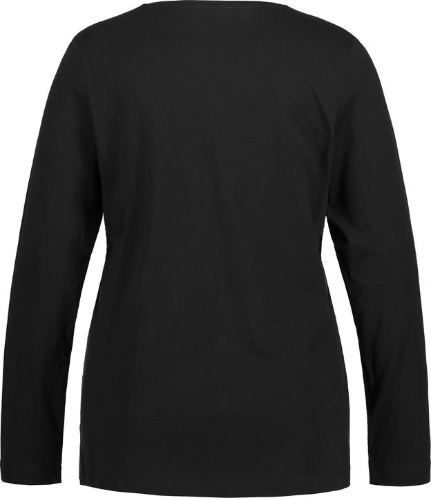Immagine prodotto Ulla Popken Maglia aderente con scollo a girocollo e maniche lunghe (46, 48)