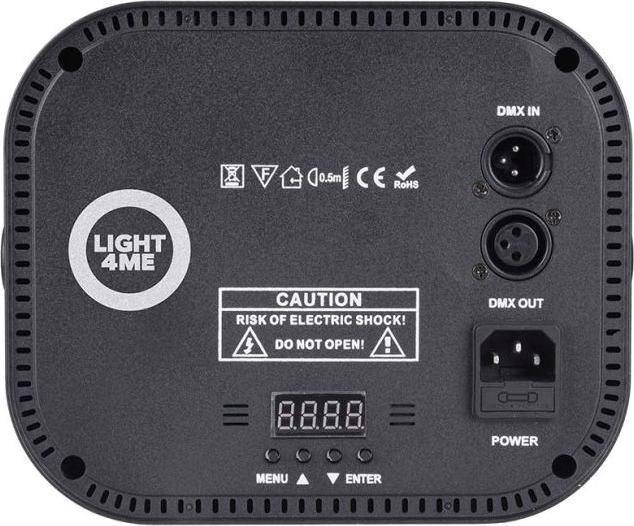 Actual product image Light4Me MULTIPHASE - Multiefekt LED UV wash strobe