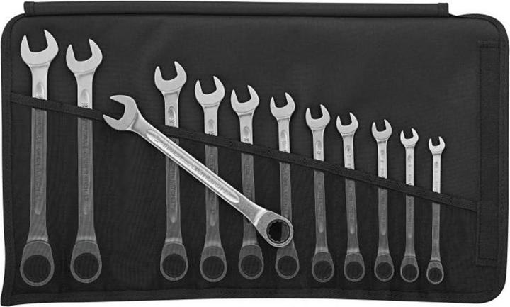 Stahlwille Ratschen-Ringmaulschlüssel Satz (19 mm, 8 mm, 15 mm, 10 mm, 12 mm, 18 mm, 11 mm, 13 mm, 16 mm, 17 mm, 14 mm, 9 mm)
